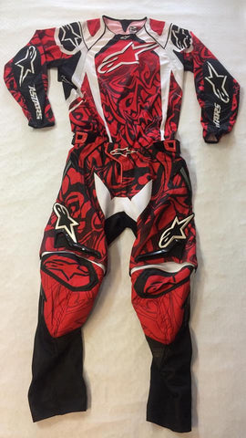 ALPINESTARS TECHSTAR PANTS RED 32