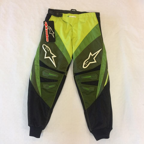 ALPINESTARS YOUTH CHARGER PANTS GREEN 26