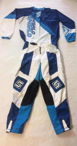SINISALO SMX E LECT. WHITE BLUE PANTS 32