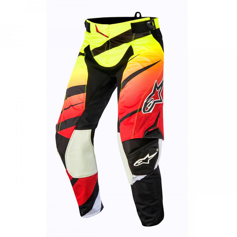 ALPINESTARS TECHSTAR VENOM PANTS RED YELLOW FLUO 30