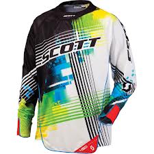 SCOTT TANGENT JERSEY BLUE GREEN SMALL