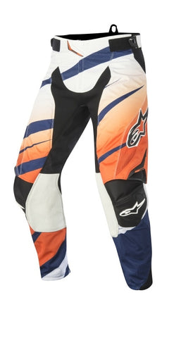 ALPINESTARS TECHSTAR VENOM PANTS ORANGE WHITE NAVY 30