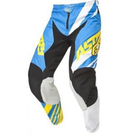 ALPINESTARS RACER PANTS BLUE WHITE YELLOW 30