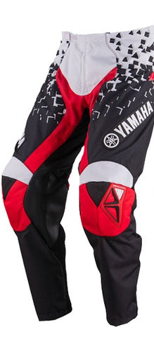 YAMAHA PANTS BLACK WHITE RED 32