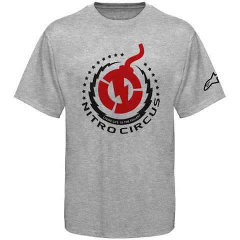 ALPINESTARS NITRO CIRCUS YOUTH TEE GRAY