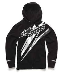 ALPINESTARS EXCITE BIKE ZIP FLEECE BLACK MEDIUM