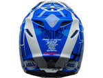 BELL MOTO-9 FLEX FASTHOUSE GLOSS BLUE/WHITE MEDIUM